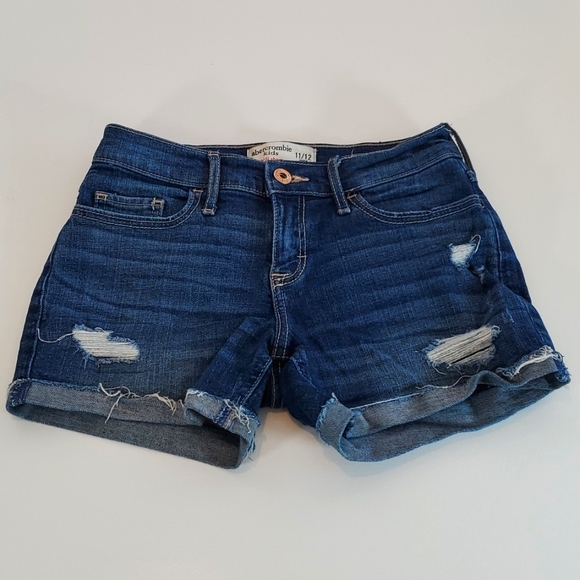 Girls Abercrombie kids Denim Shorts Size 11/12